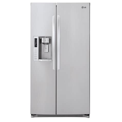 Find LG Counter-Depth side-by-side refrigerators at Lowe's today. Shop side-by-side refrigerators and a variety of appliances products online at Lowes.com. ... LG | Counter-Depth | Side-by-Side Refrigerators . Compare; LG InstaView Smart Wi-Fi Enabled 21.7-cu ft Counter-depth Side-by-Side Refrigerator with Ice Maker (Stainless Steel) ENERGY ...